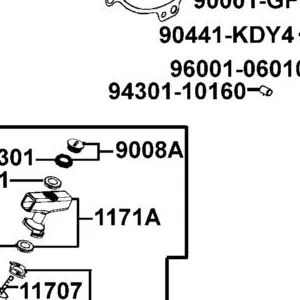 9008A-LCA5-E00 COVER ASSY HOLDER — diagram cutout