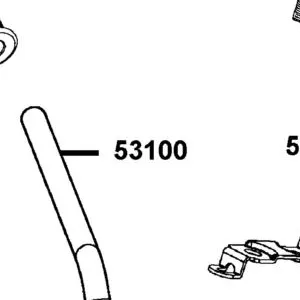 53100-LCA5-900-N1S HANDLE PIPE STEERING — diagram cutout