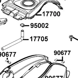 17705-LCA5-E00 TUBE ASSY FUEL DRAIN — diagram cutout