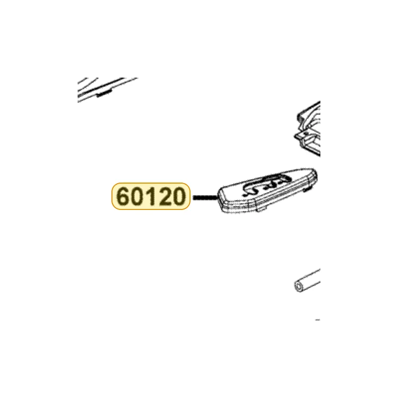 60120-LCA5-E00-N1R GUIDE COVER CHANGE HANDLE (Black) — diagram cutout