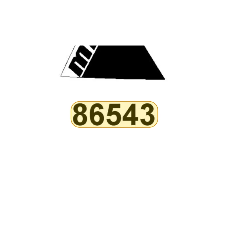 86543-LCA4-M30-T01 STRIPE B R FENDER FR — diagram cutout