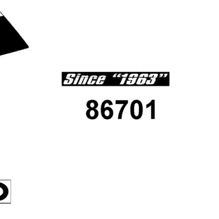 86701-LCA4-M30-T01 STRIPE SINCE 1963 — diagram cutout