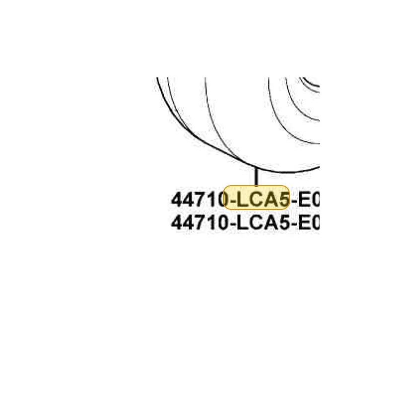 44710-LCA5-M0B TIRE ASSY FR AT 22*7-10 /MAXXIS — diagram cutout