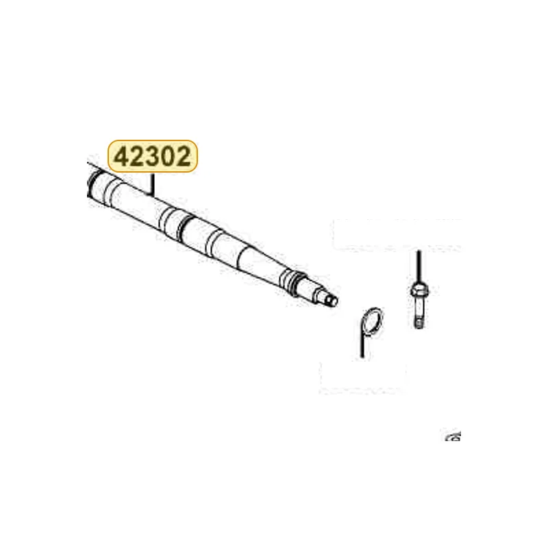 42302-LCA5-E00 SHAFT RR WHEEL — diagram cutout