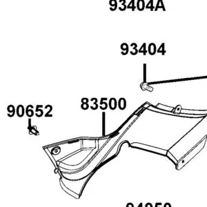 83500-LCA5-E01-N1R COVER.R SIDE (Black) — diagram cutout