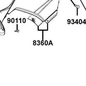 8360A-LCA5-E01-N1R COVER ASSY.L SIDE (Black) — diagram cutout