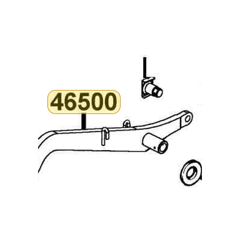 46500-LCA5-E00 PEDAL COMP RR BRAKE — diagram cutout