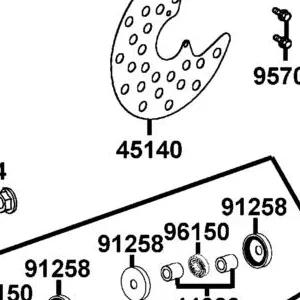 45140-LCA5-E00 GUARD BRAKE DISK — diagram cutout