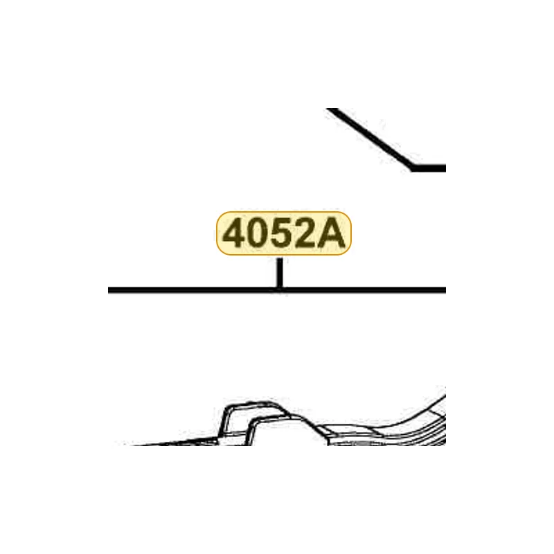 4052A-LCA5-E01 GUARD ASSY REAR FORK — diagram cutout
