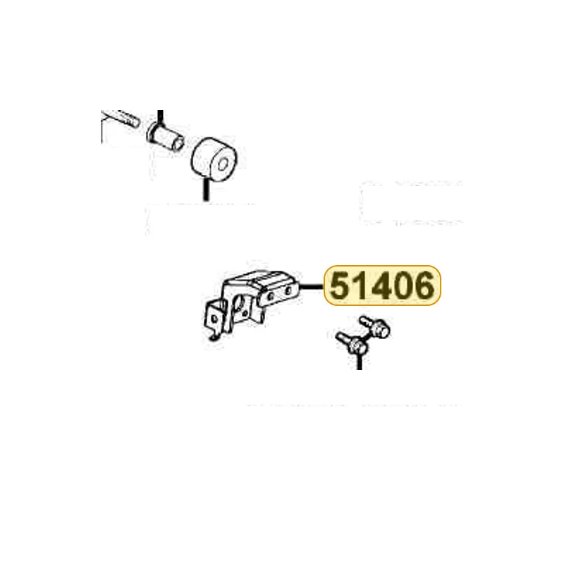 51406-LCA5-900 RH STAY FR CARRIER — diagram cutout
