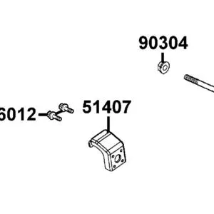 51407-LCA5-E00 STAY L FR FENDER — diagram cutout