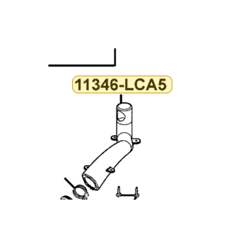 11346-LCA5-E00 DUCT C L COVER — diagram cutout