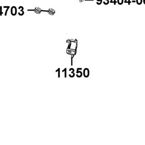 11350-LCA5-E00 ELEMENT DUCT A L COVER — diagram cutout