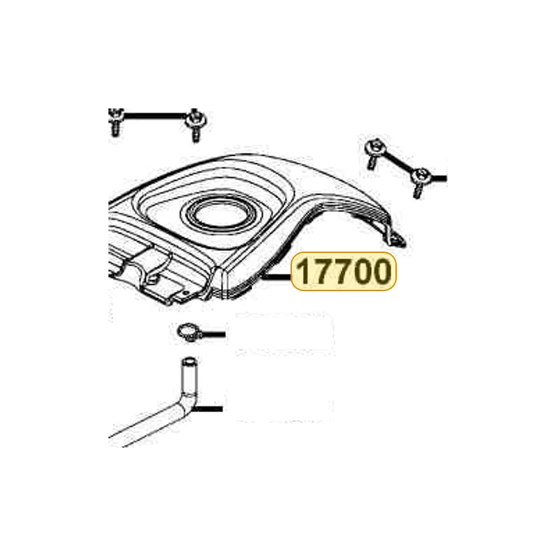 17700-LCA5-E00-YSR COVER TANK — diagram cutout
