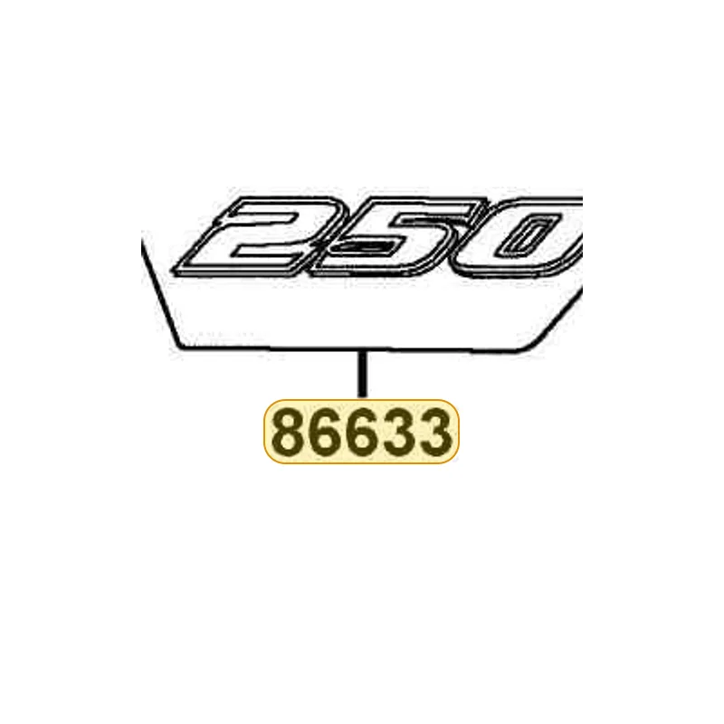 86633-LCA5-E61-T06 STRIPE L RR FENDER (250) — diagram cutout