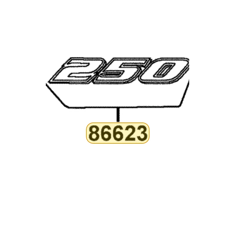 86623-LCA5-E61-T01 STRIPE L RR FENDER (250) — diagram cutout