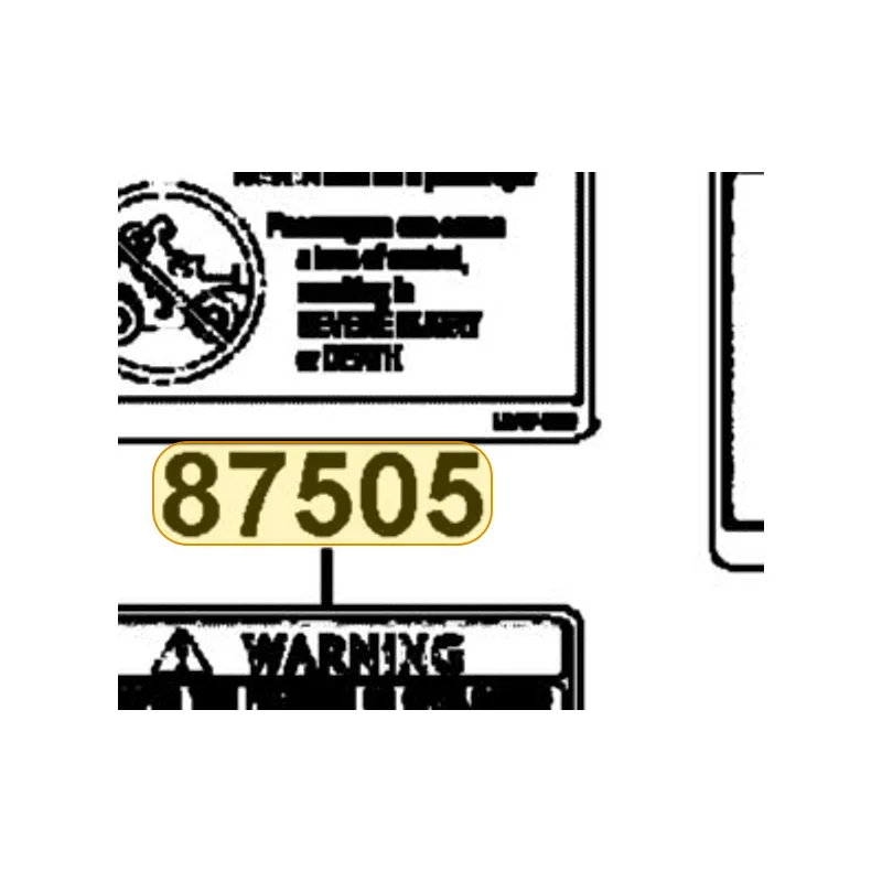 87505-LCA5-E00-T01 LABEL TIRE OFF ROAD — diagram cutout