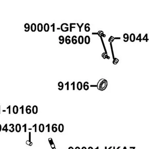 96600-06012-10 SOCKET BOLT 6*12 — diagram cutout
