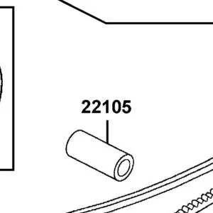 22105-LBA7-910 BOSS DRIVE FACE — diagram cutout