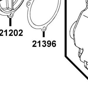 21396-LCD9-E00 GASKET???MISSION COVER — diagram cutout