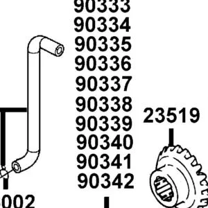 90338-LCD9-E00 SHIM DRIVEN BEVEL GEAR H (0.925~0.975) — diagram cutout
