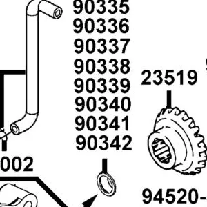 90340-LCD9-E00 SHIM DRIVEN BEVEL GEAR J (1.025~1.075) — diagram cutout