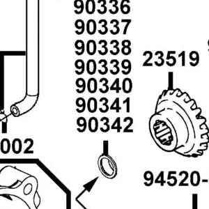 90341-LCD9-E00 SHIM DRIVEN BEVEL GEAR K (1.075~1.125) — diagram cutout