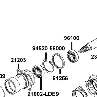 94520-58000 CIR CLIP IN 58 — diagram cutout