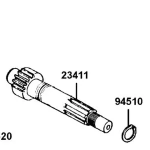23411-LCD9-E00 SHAFT DRIVE — diagram cutout