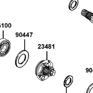 23481-PWA1-E00 SHIFT FORWARD — diagram cutout