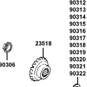 23518-LCD9-E0A GEAR BEVEL DRIVE — diagram cutout