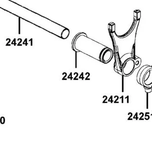 24242-LCD9-E00 SPRING FORK — diagram cutout