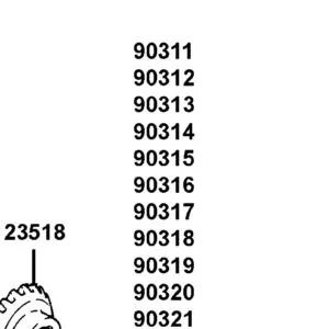 90313-LCD9-E00 SHIM FINAL BEVEL GEAR C (0.675~0.725) — diagram cutout