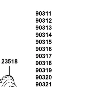 90315-LCD9-E00 SHIM FINAL BEVEL GEAR E (0.775~0.825) — diagram cutout