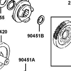 90451-LDE9-E00 WASHER THRUST 30*20*3 — diagram cutout