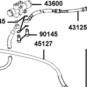45127-LDE9-900 HOSE COMP RR BRK — diagram cutout