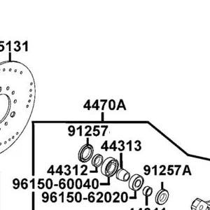 4470A-LDE9-900 CONNECTOR ASSY FR — diagram cutout