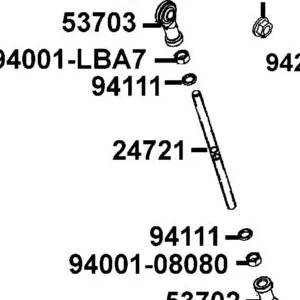 24721-LCD9-E00 ROD CHANGE HNDL — diagram cutout