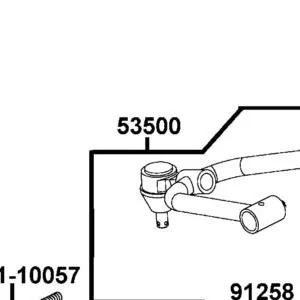 53500-PWA2-900-MAS ARM ASSY LEFT UP SWING — diagram cutout