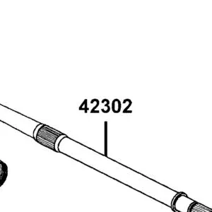 42302-LDE9-E05 AXLE RR WHEEL — diagram cutout