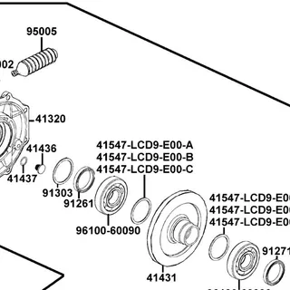 41547-LCD9-E00-A SHIM RING GEAR A (1.515~1.545) — diagram cutout
