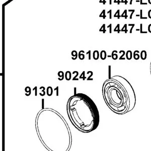 90242-LCD9-E00 NUT LOCK 65MM — diagram cutout