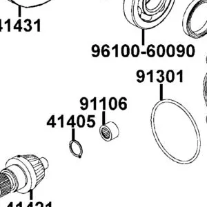 91106-LCD9-E00 BRG NEEDLE 14*20*12 — diagram cutout