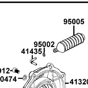 95002-41050-00 CLIP D10.5 TUBE — diagram cutout