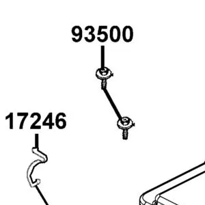 93500-04025-0H SCREW PAN 4*25 — diagram cutout