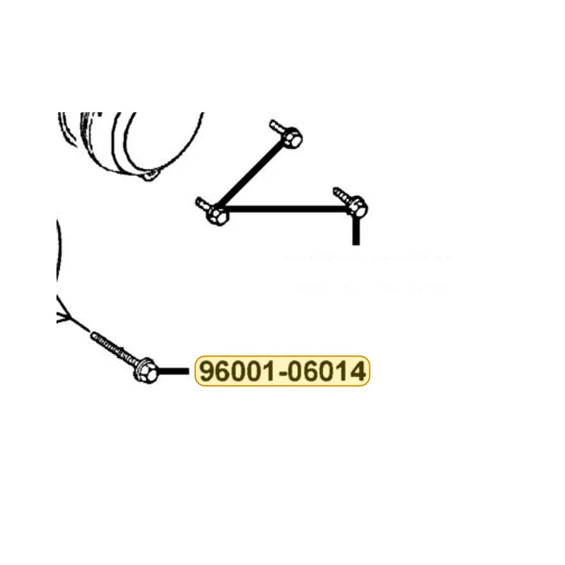 96001-06014-02 BOLT FLANGE 6*14 — diagram cutout