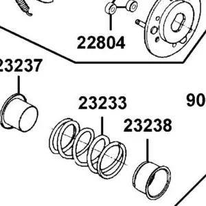 23233-PRB3-900 SPG DRIVEN FACE — diagram cutout
