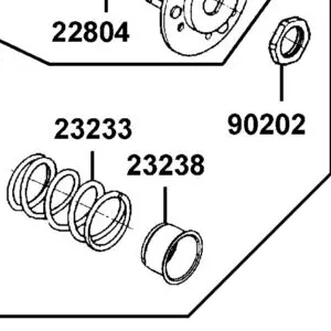 23238-PRB3-900 COLLAR SPG — diagram cutout