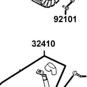 32410-AGA1-M00 CABLE STARTER MOTOR — diagram cutout
