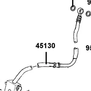 45130-PRB3-900 HOSE ASSY FR BRK — diagram cutout
